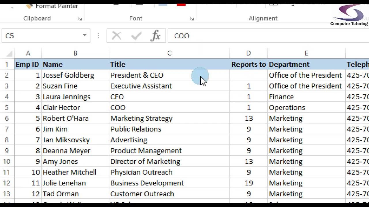 Create Organization Chart in Visio 2010 from Excel Spreadhsheet