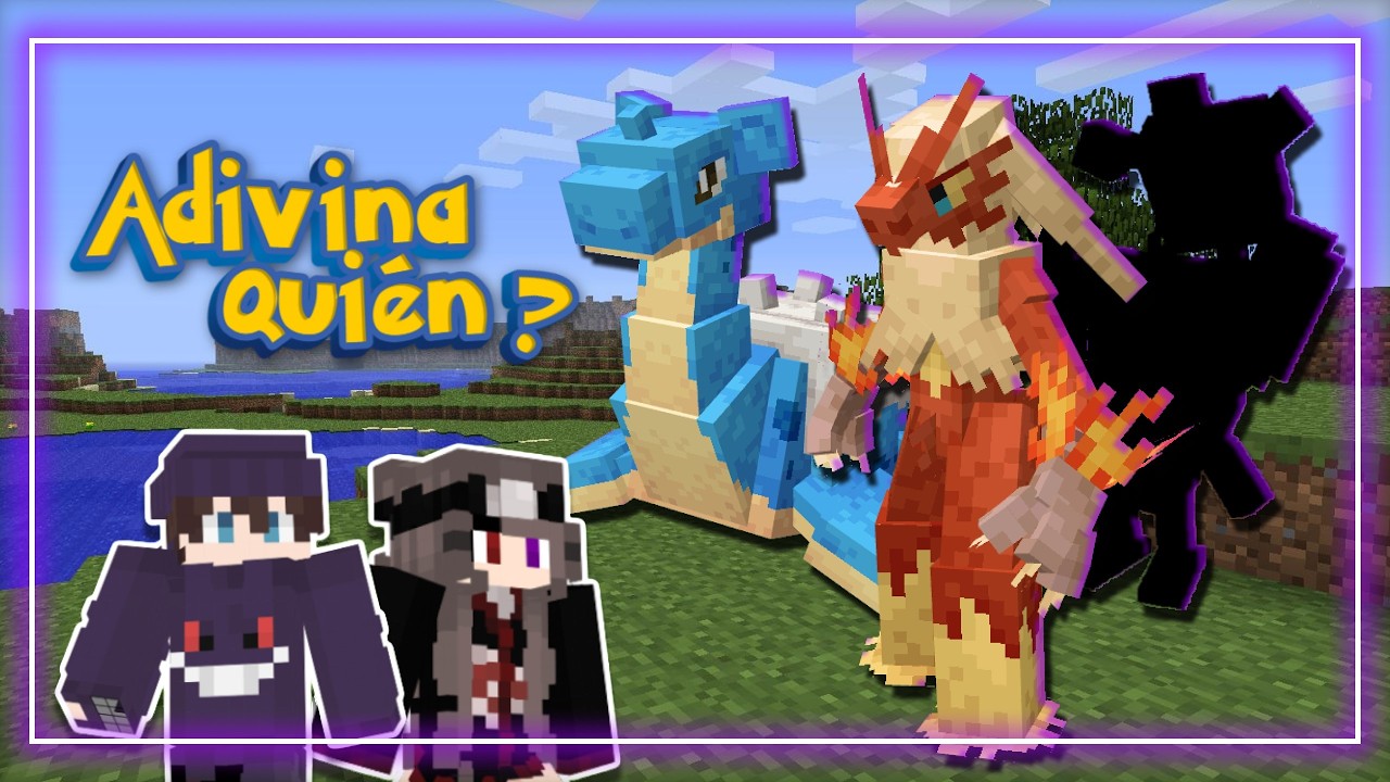 ¡Adivina el POKÉMON, pero en MINECRAFT! ❓ ft. @iSkyish