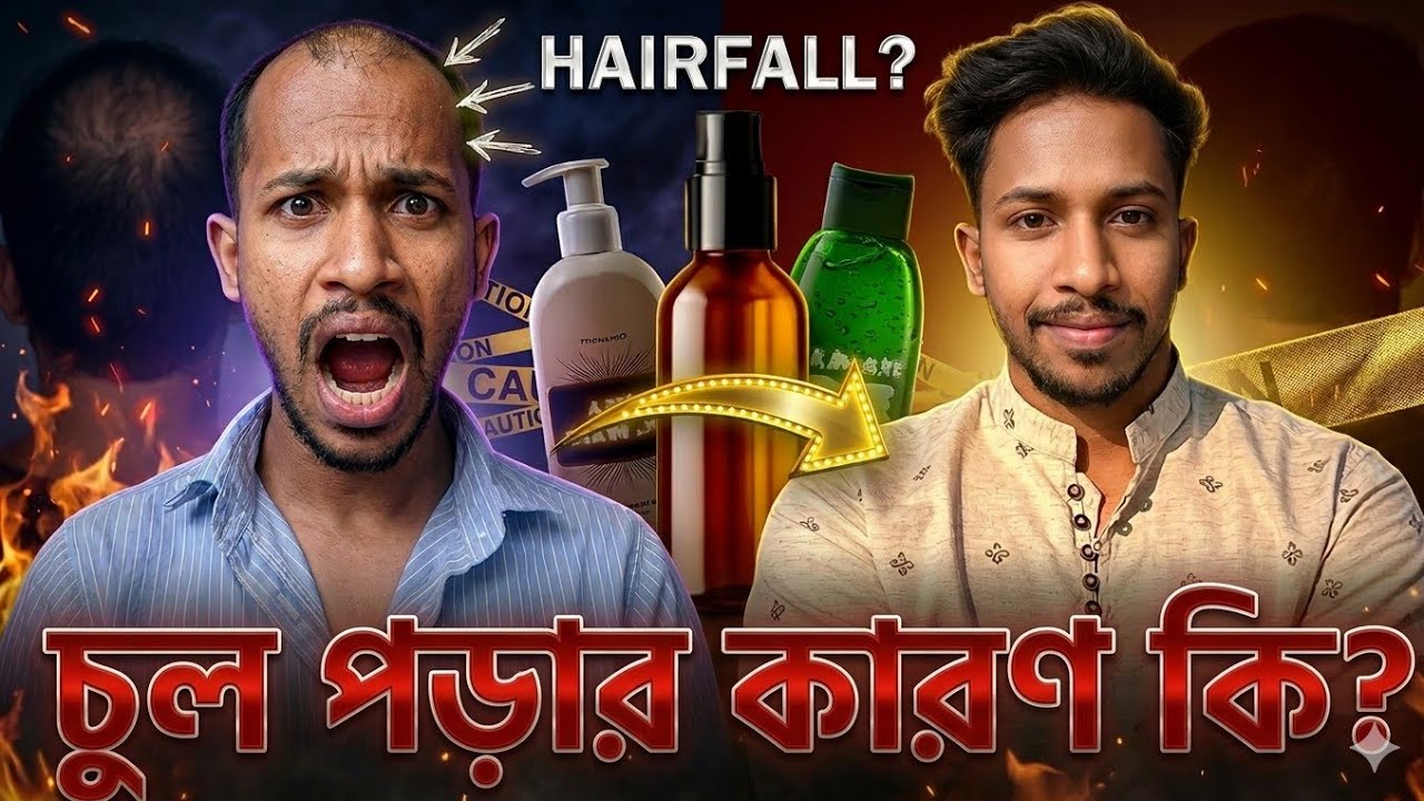  চুল পডার আসল কারন | Hair loss problem | How to stop Hair loss