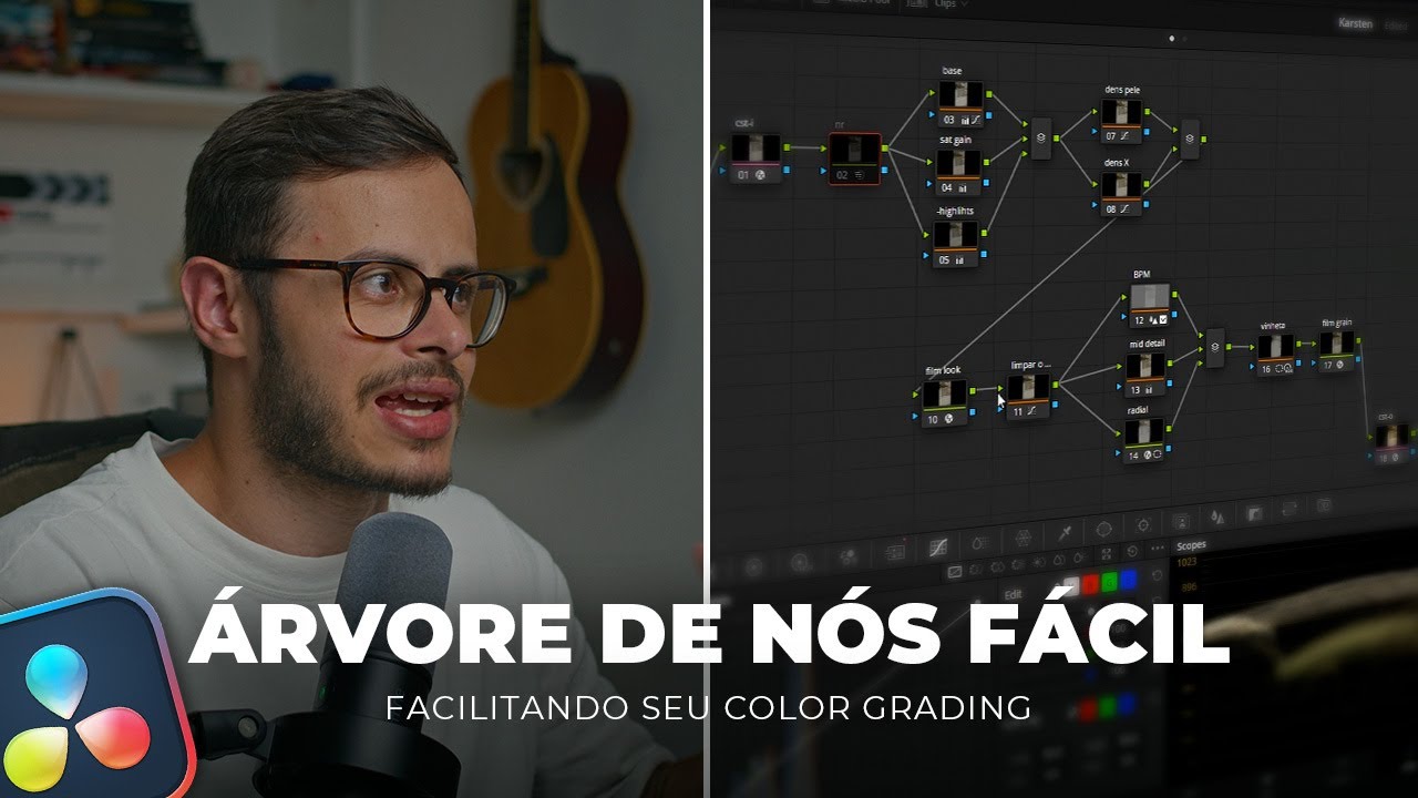 O Node Tree Perfeito para qualquer job - DaVinci Resolve 20