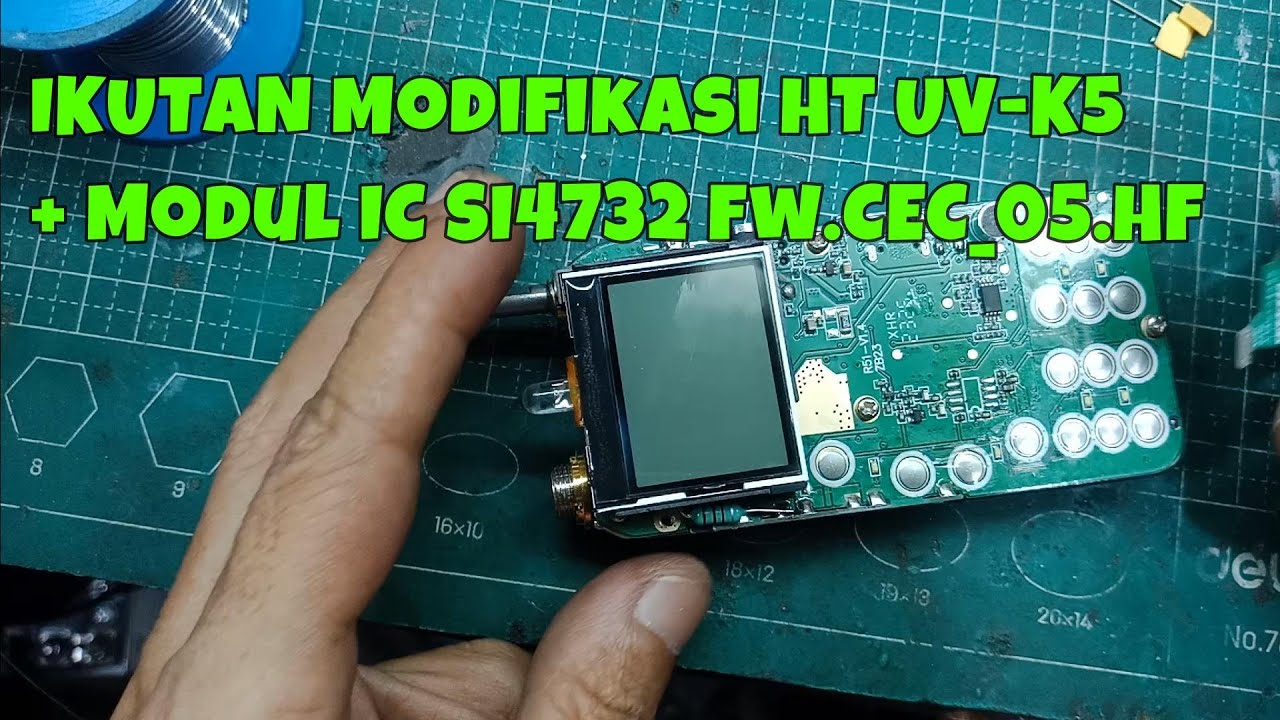 Модификация HT UV-K5 (IC SI4732 fw.CEC_05.HF)