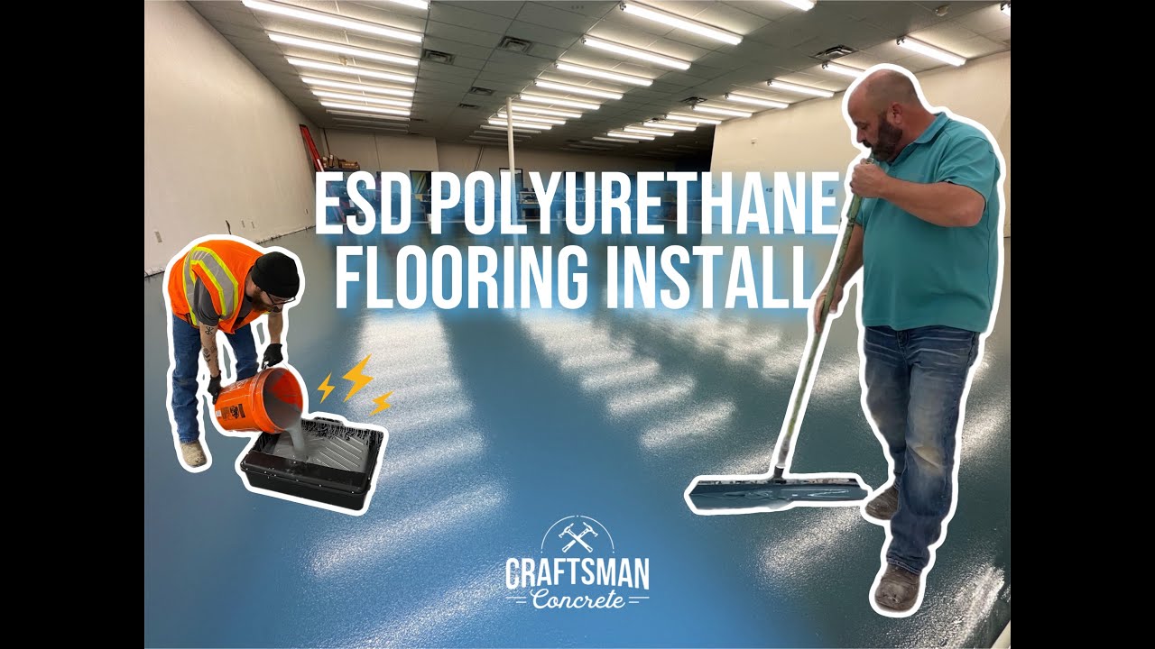 ESD Epoxy Polyurethane Floor Installation in Texas