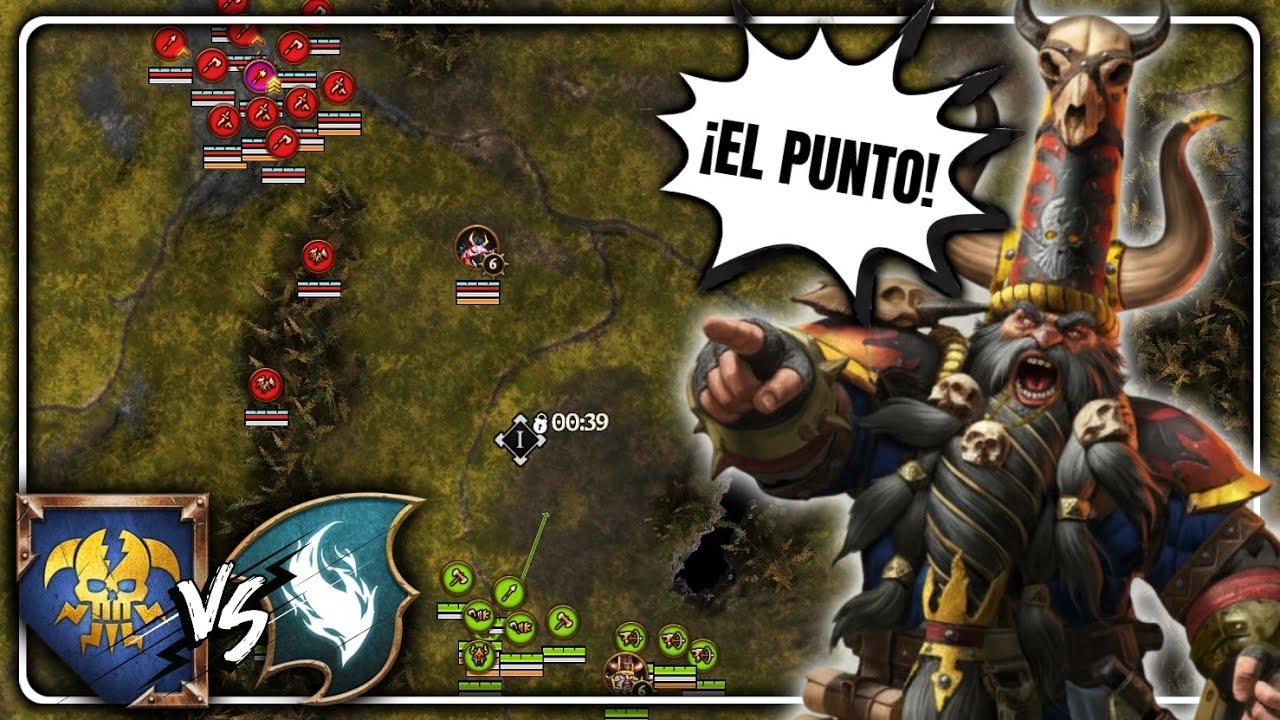 ⚔️La Evolución Oscura⚔️ENANOS del CAOS (Zhatan El Negro) vs TZEENTCH (RANKED CONQUISTA) TWWarhammer3