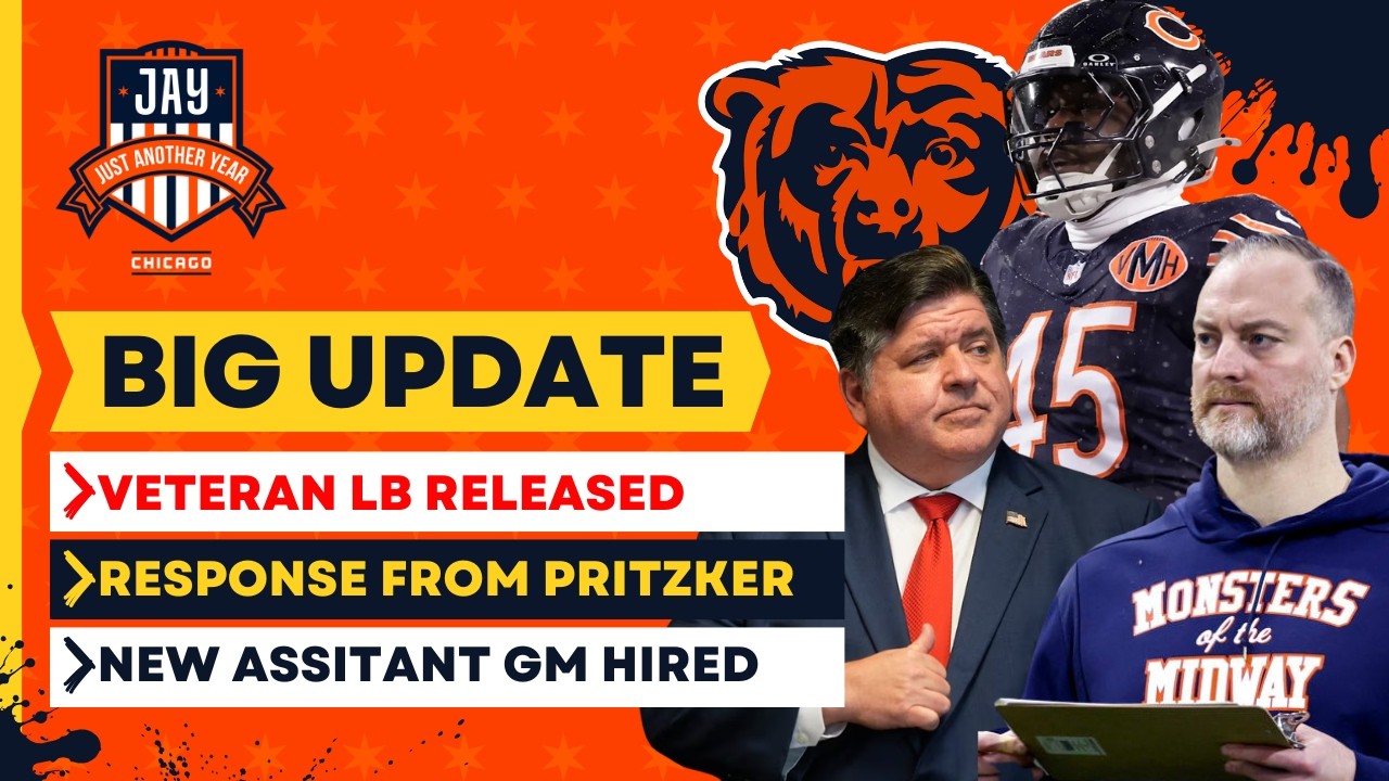UPDATE: Bears Release Veteran LB + State of IL Claims They're Close to Deal w/Bears & New Asst GM!