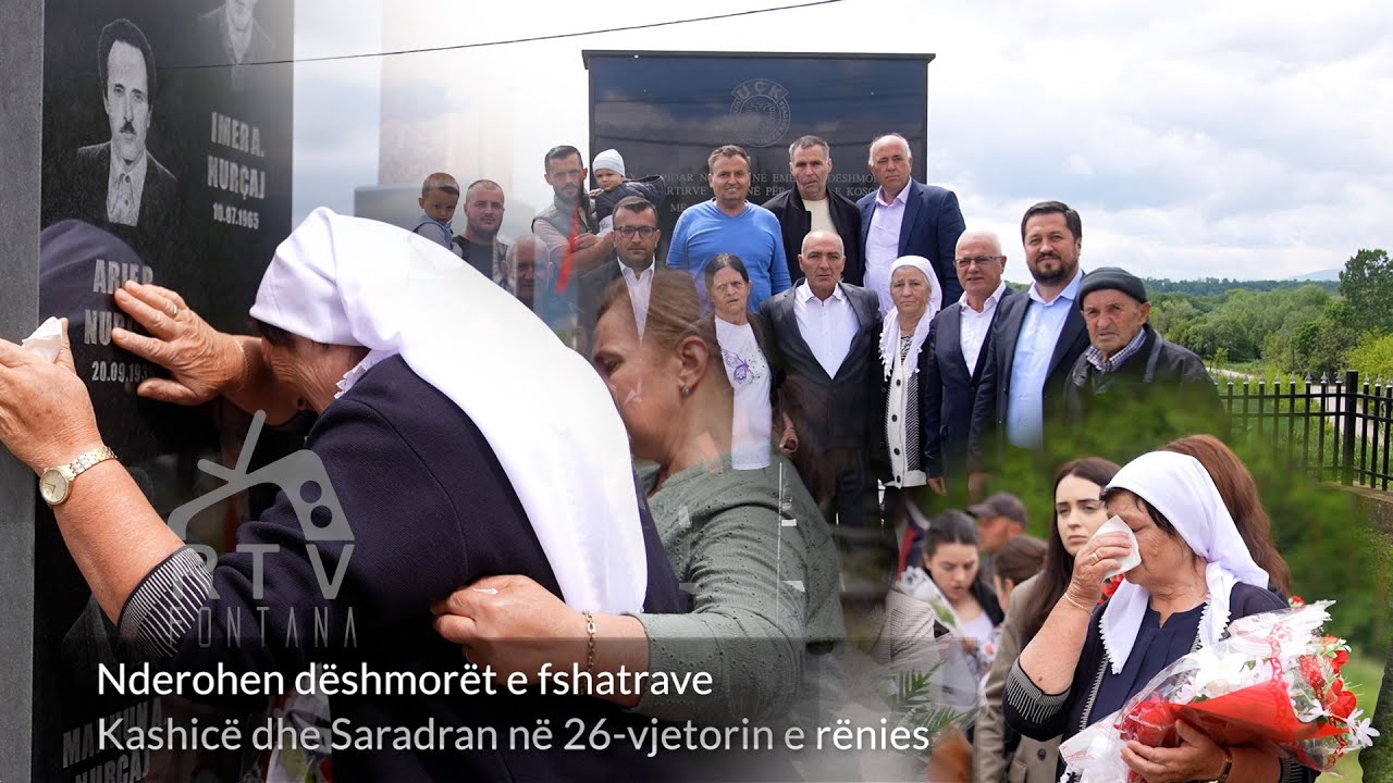 Nderohen dëshmorët e fshatrave Kashicë dhe Saradran në 26 vjetorin e rënies
