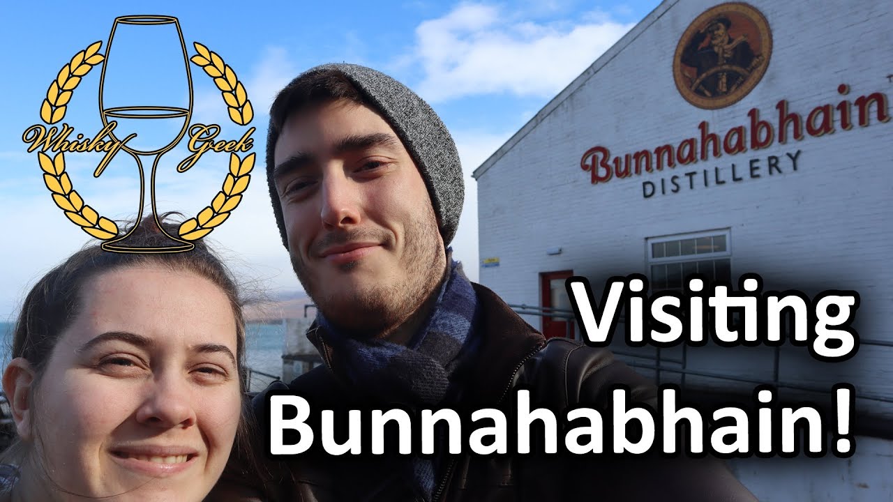 Visiting Bunnahabhain - what a view! Premium tasting