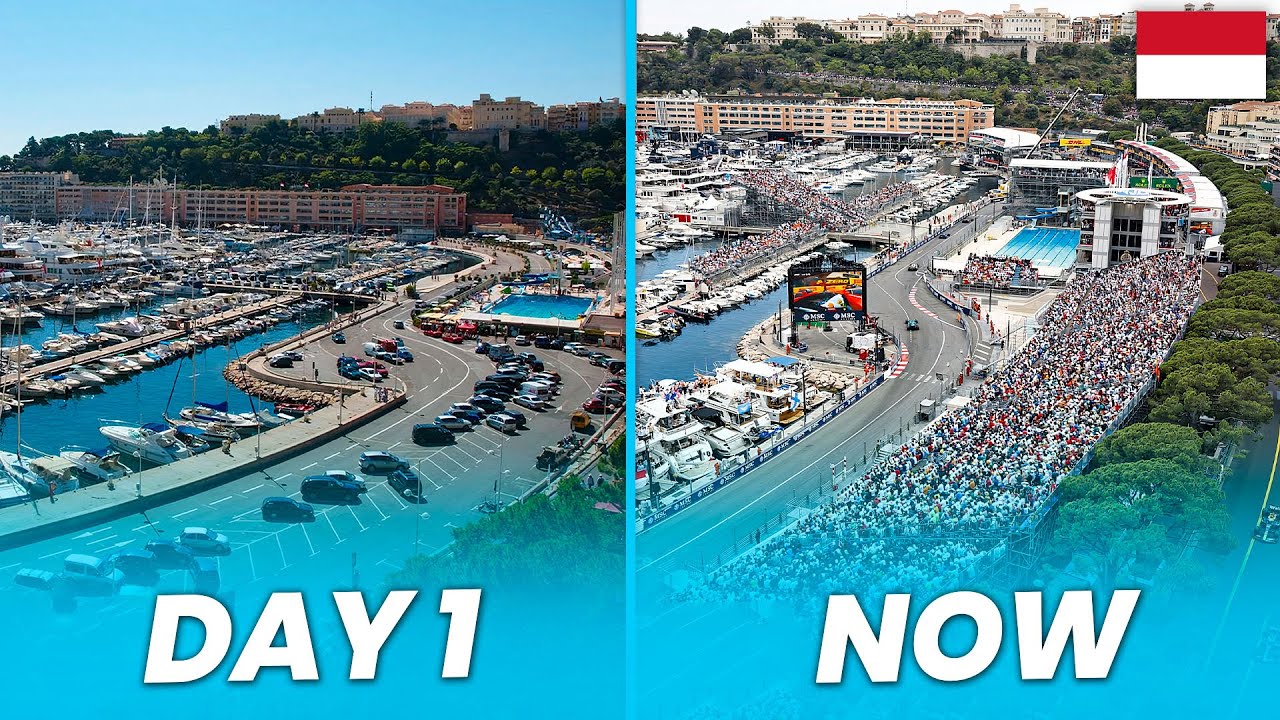 How the Monaco F1 Track is Built