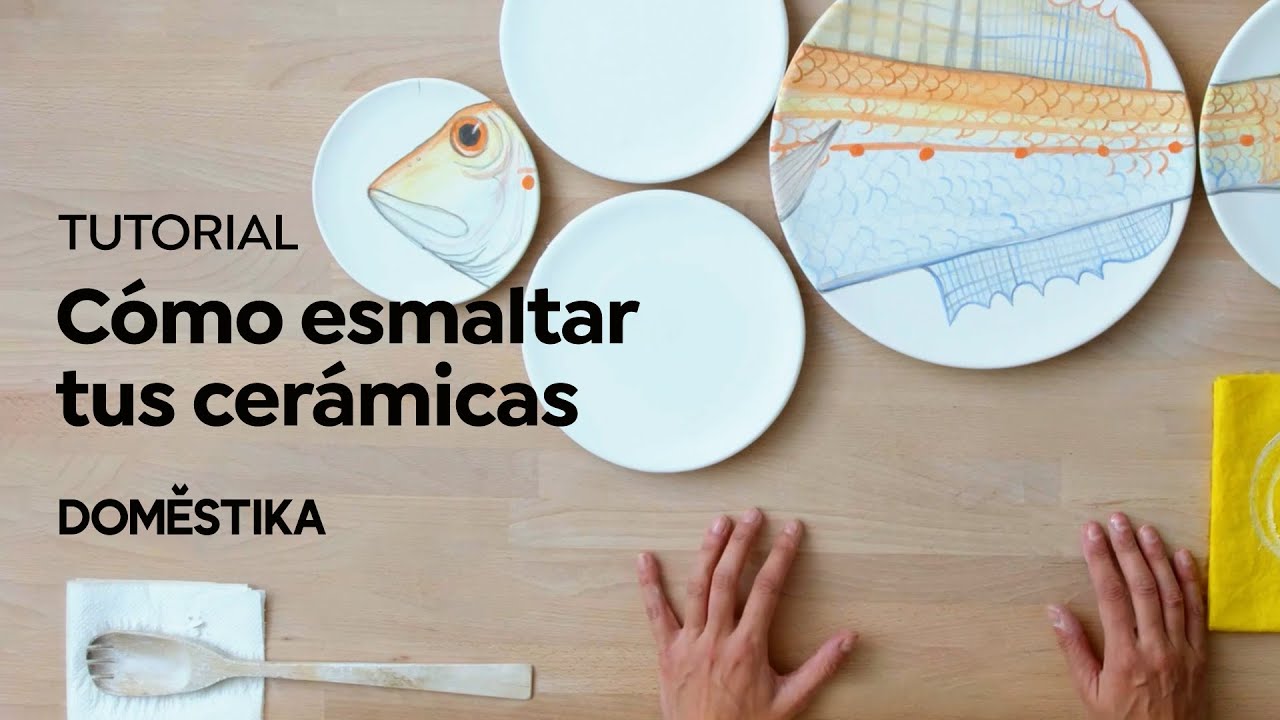 TUTORIAL CER&Aacute;MICA: T&eacute;cnica b&aacute;sica de Esmaltado - Nuria Blanco | Domestika