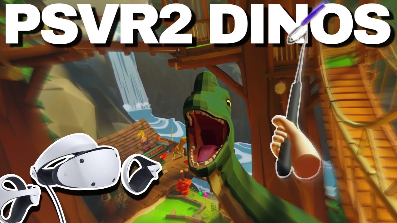 DINOSAURS on PSVR2..! | Walkabout Raptor Cliffs DLC