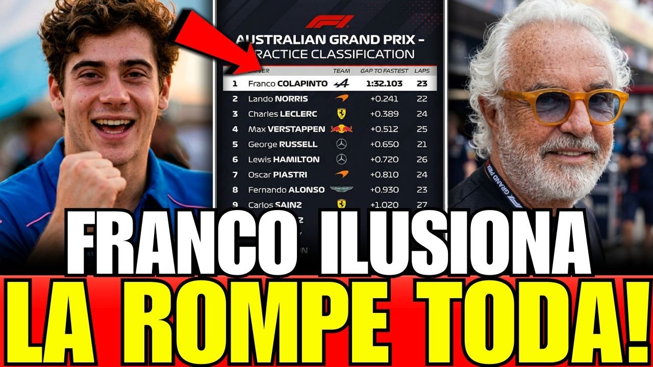 🚨IMPARABLE! Franco Colapinto LLEGA ENCENDIDO a Australia y la ROMPE ilusionando a todo ALPINE