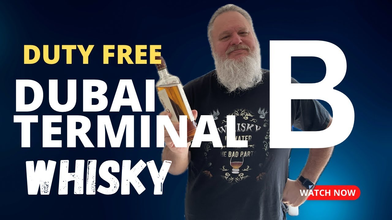 Duty free whisky shopping Dubai international terminal B
