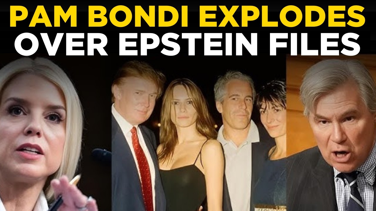Bondi Hearing LIVE | Pam Bondi Faces Heated Clash as Explosive Epstein Files Mention Trump