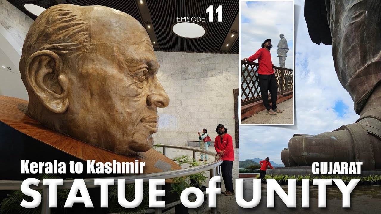 A Gujarat journey through the green Sahyan in mist. SardarVallabhbhai Patel's world's biggest statue
