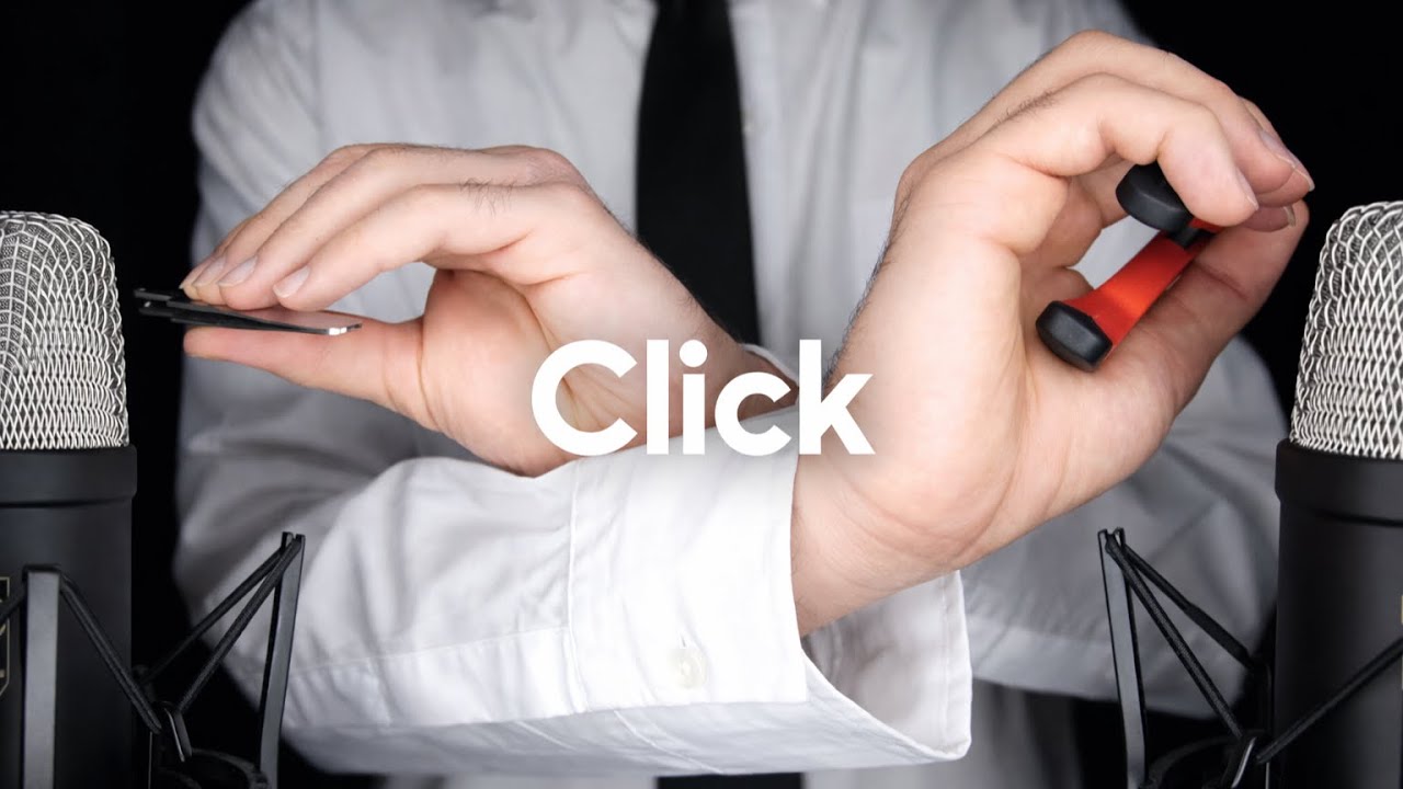 Relaxing ASMR with Clicks and Tapping