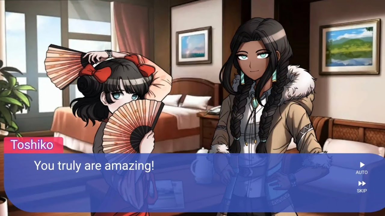 Toshiko and Wenona Event - Danganronpa Eden Garden (non-official)