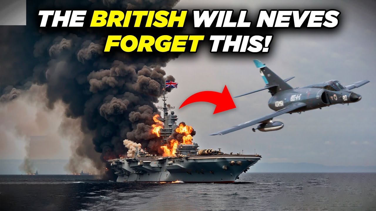 This is how Argentina DESTROYED the BRITISH SHIP in just 4 MINUTES | Falklands War