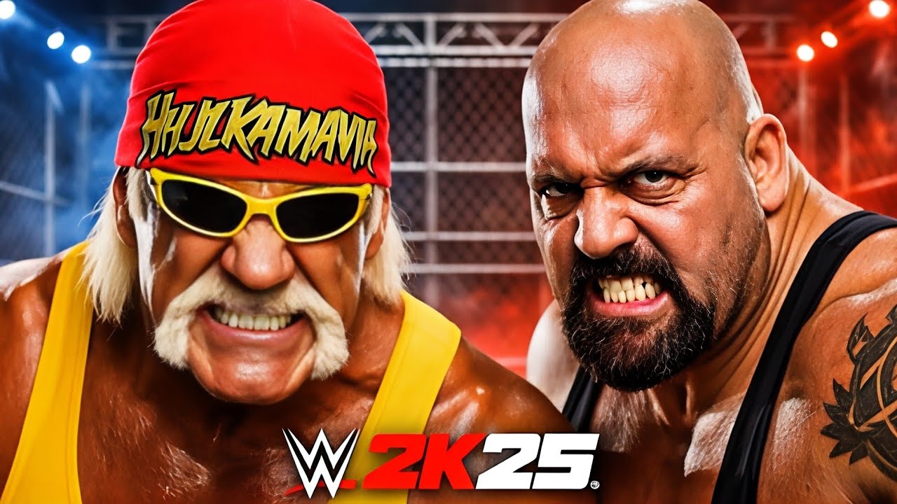 Hulk Hogan vs Big Show – Steel Cage Match | WWE 2K25