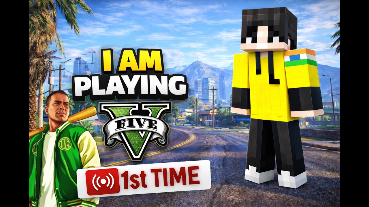 GTA V First Time Playing! 😱 | My First GTA 5 Experience