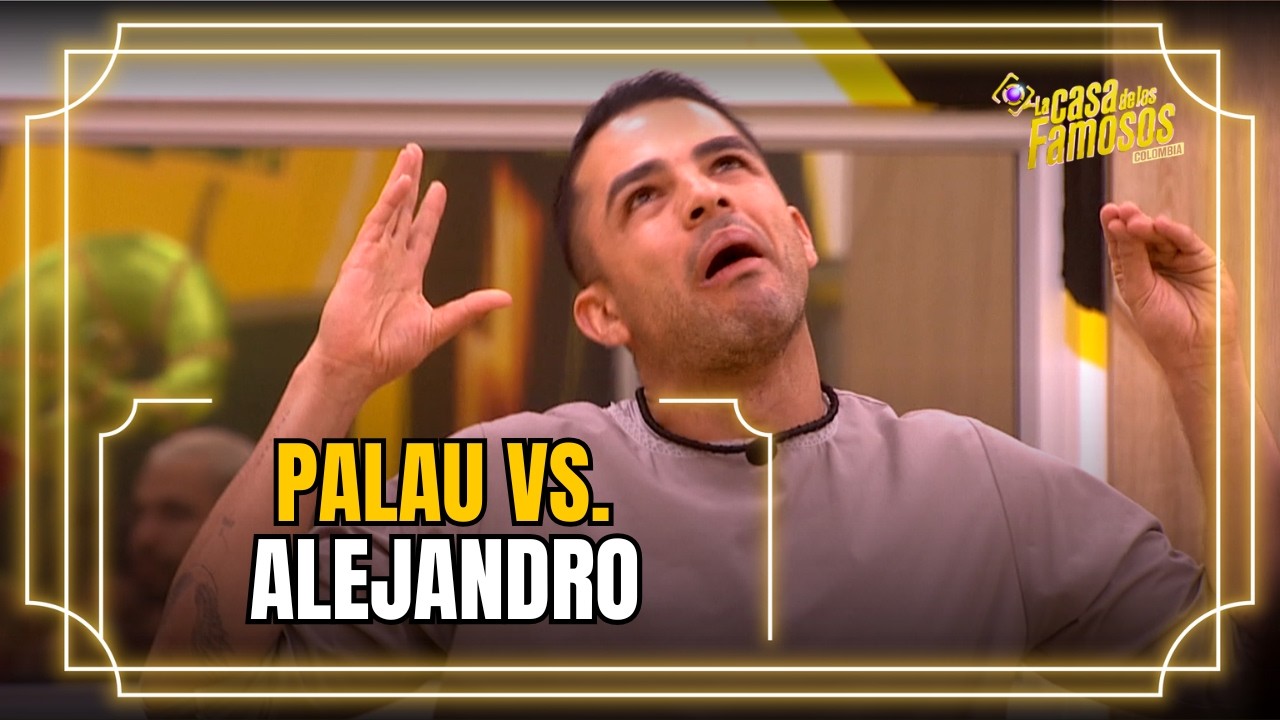 Juan Palau le DEJÓ claro a Alejandro que no le agrada en La casa de los famosos Colombia 2026