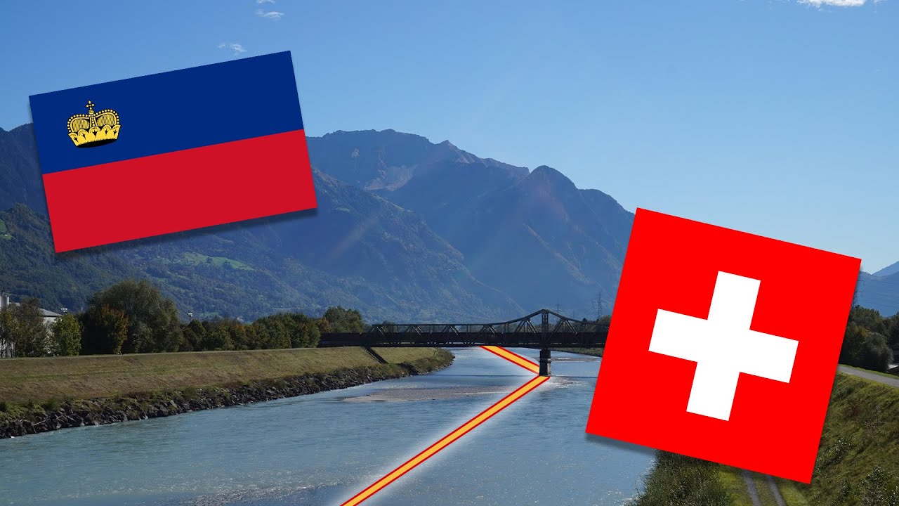 Walking across an international border (Switzerland to Liechtenstein)