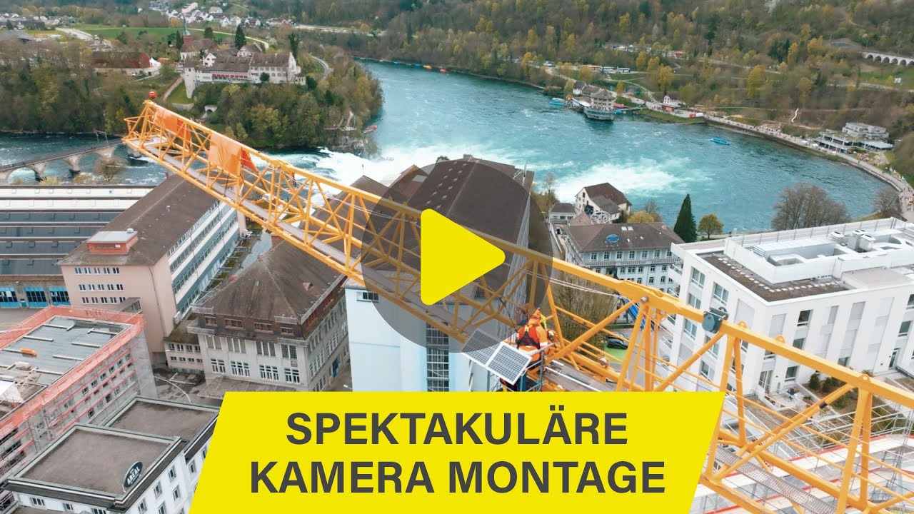 Spektakul&auml;re 3D-Krankamera Montage | Atemberaubende Aussicht | Baustellendokumentation