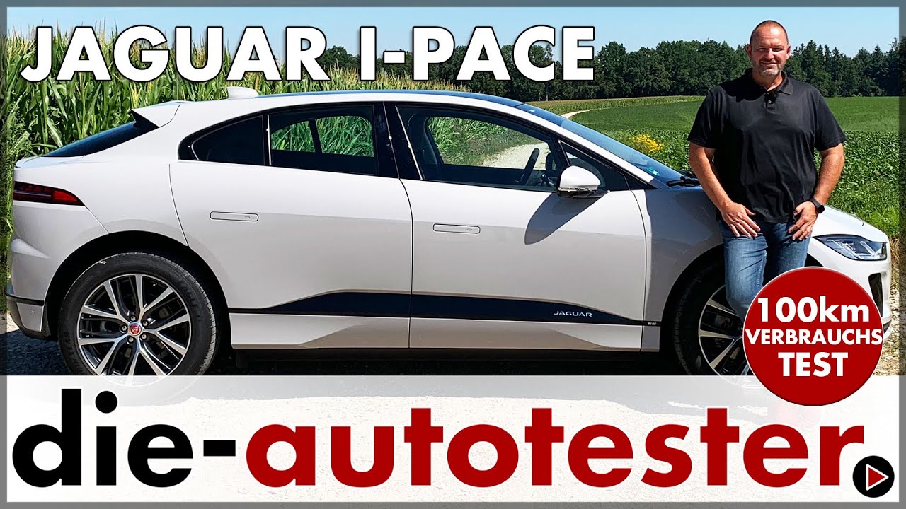 Jaguar I-Pace - 100 km Verbrauch Test | Reichweite | Probefahrt | Review | Deutsch | Preis | 2019