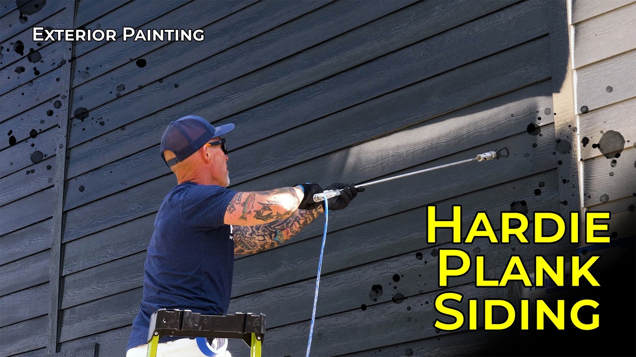 3 Pro Tips to Spray Hardie Plank Siding Like a Painting Expert | No Flashing, Lap Marks, or Holidays