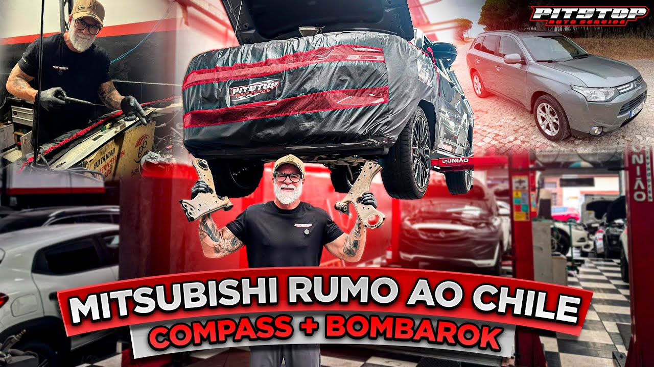 MITSUBISHI INDO AO CHILE, COMPASS NA REVISÃO COMPLETA E AMAROK COM FALHA