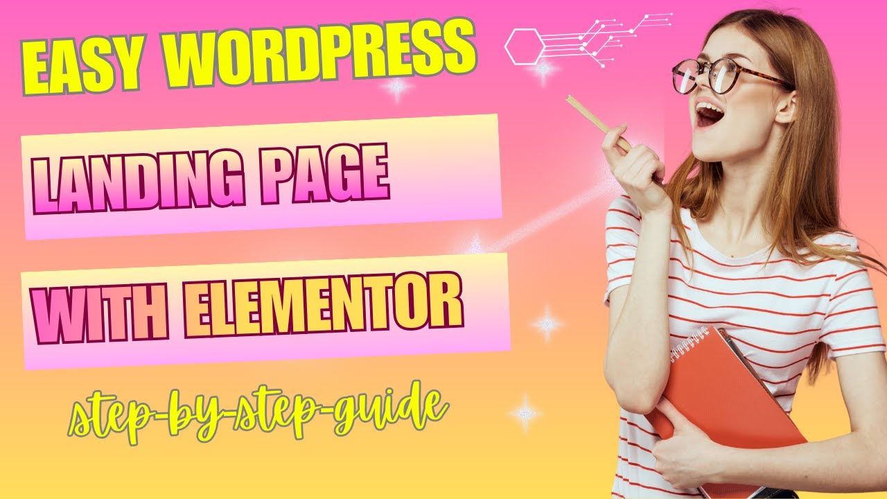 How to Create a Landing Page for WordPress with the Elementor FREE |  Easy Tutorial