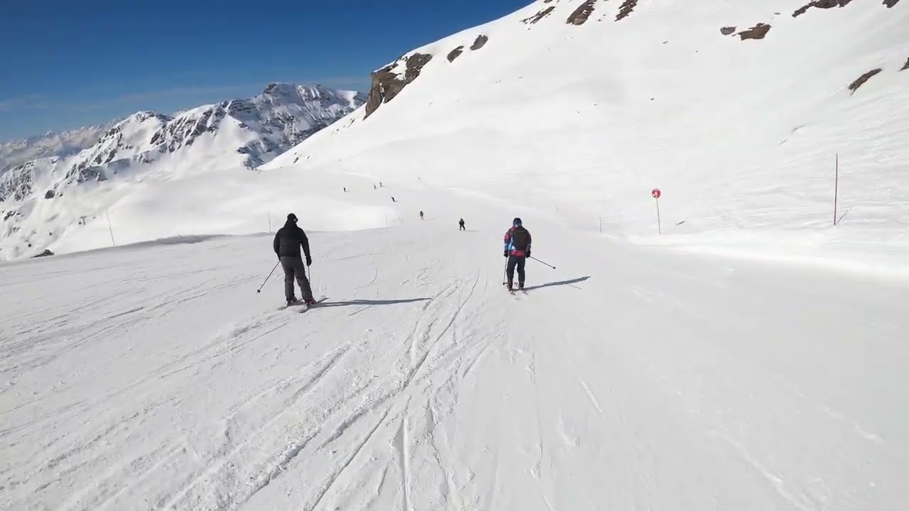 Piste Combe 2 Red  La Plagne/Paradiseski  Glacier Area