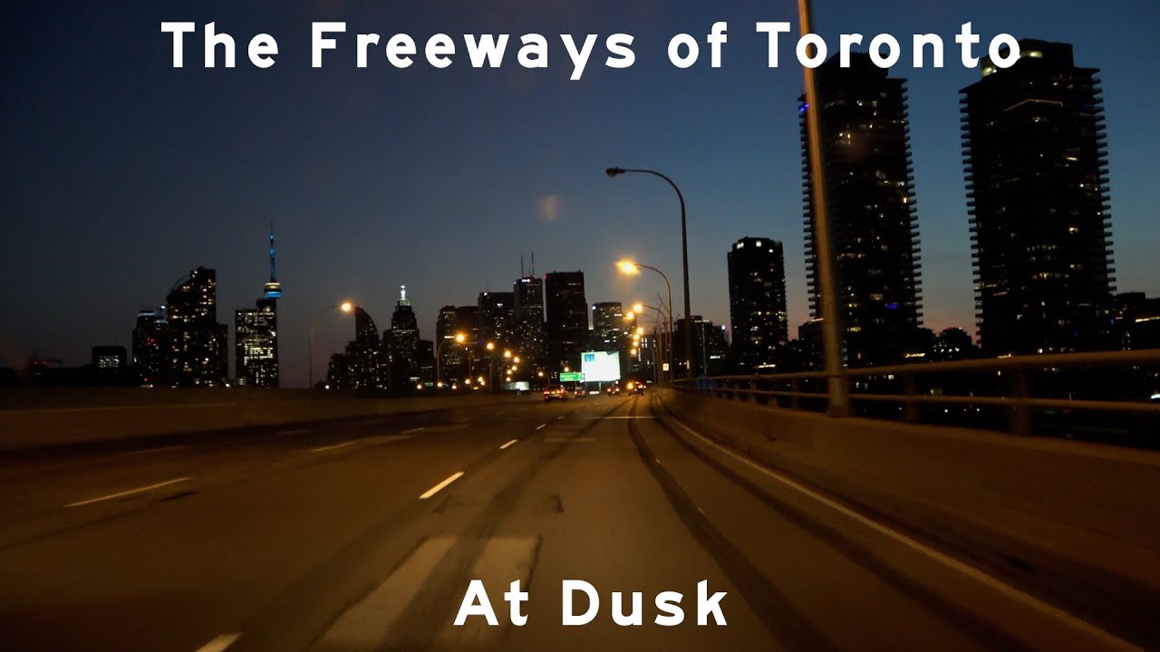 The Freeways of Toronto - Sunset Edition