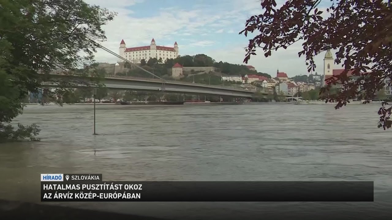 Hatalmas pusztítást okoz az árvíz Közép Európában