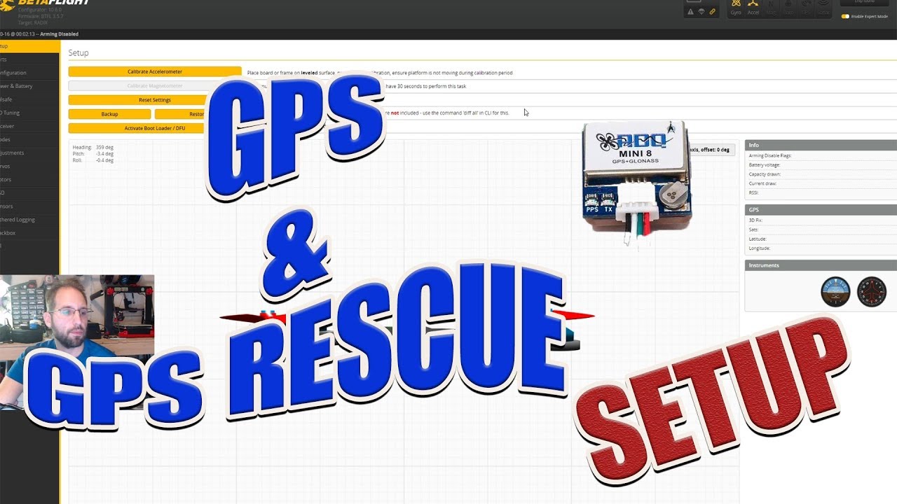 How to Wire & Setup FPV Drone With GPS - Betaflight GPS & GPS Rescue Mode - Never Lose a Drone Again