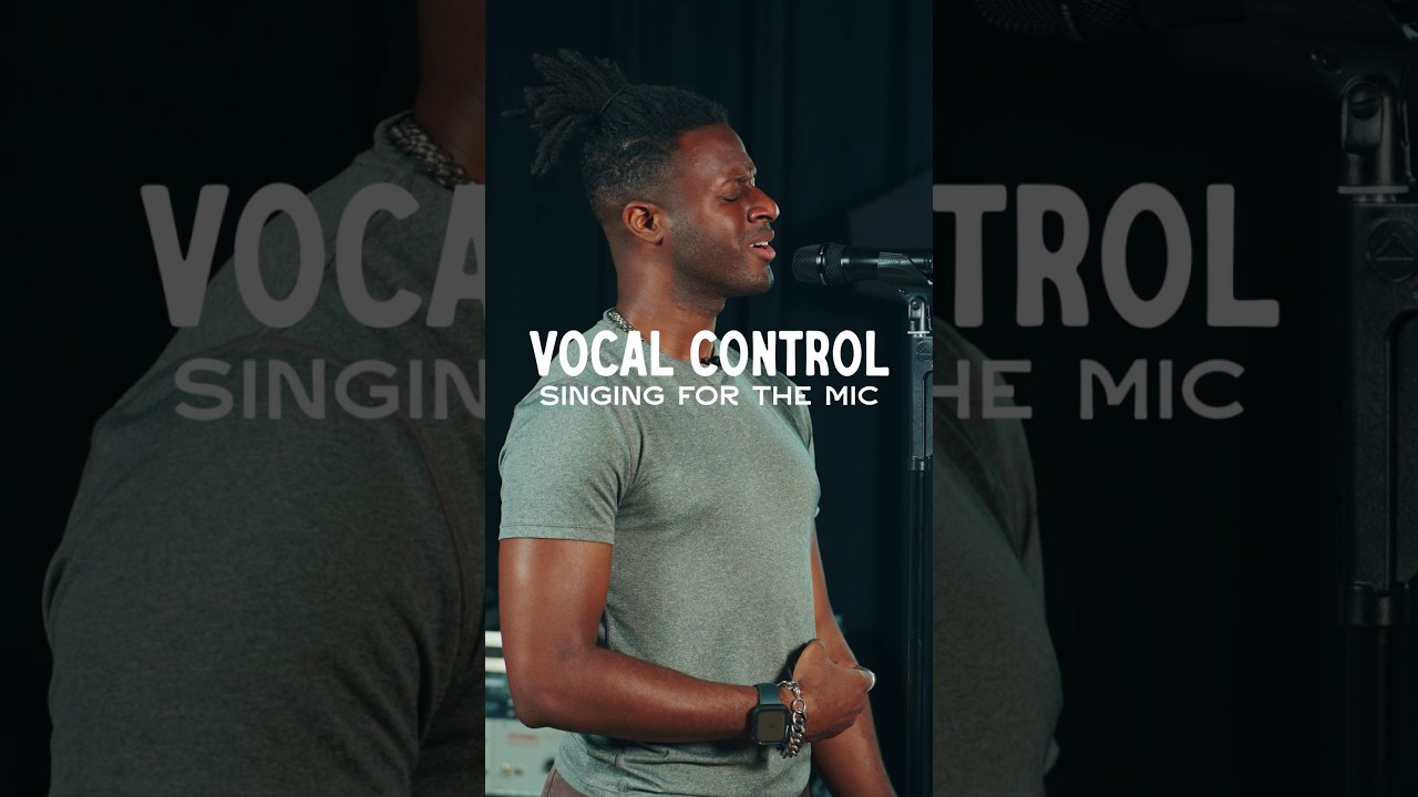Vocal Control: Singing For the Mic #singer #broadway #perform #microphone #live #vocalcoach #shorts