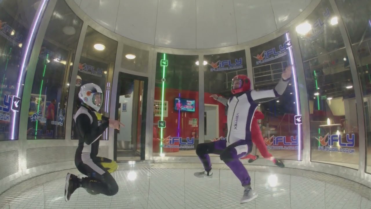 Indoor skydiving - Knee Fly & Sit Fly! Session #4 with Tunnel Ninja!