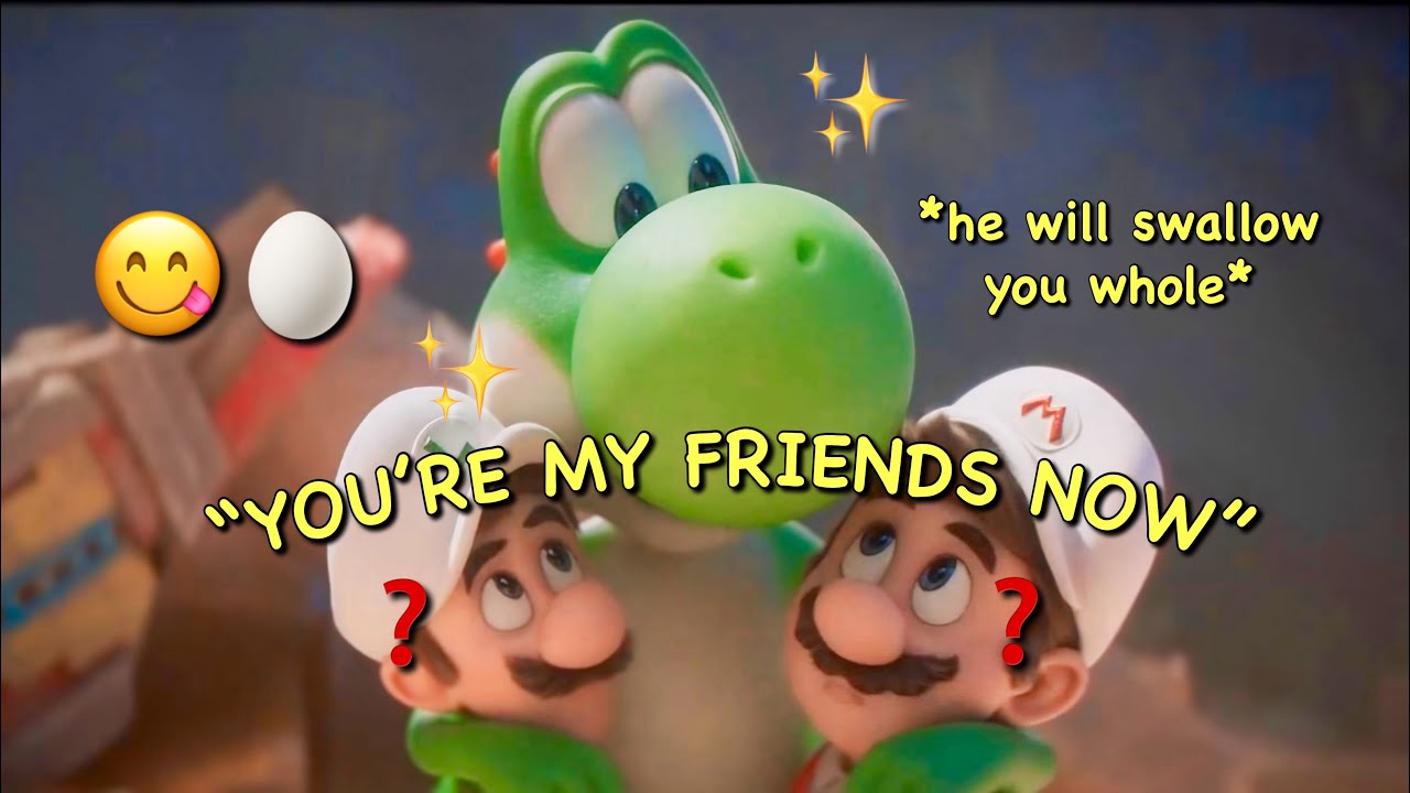 Yoshi being my favorite character in The Super Mario Galaxy Movie for over 5 minutes straight