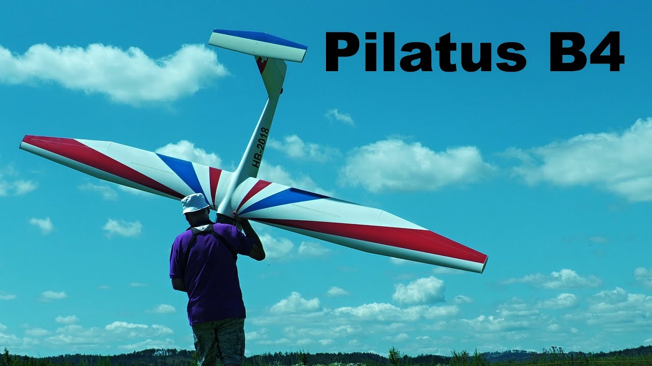 Pilatus B4 | giant scale RC glider | 4K | Letovice 2021
