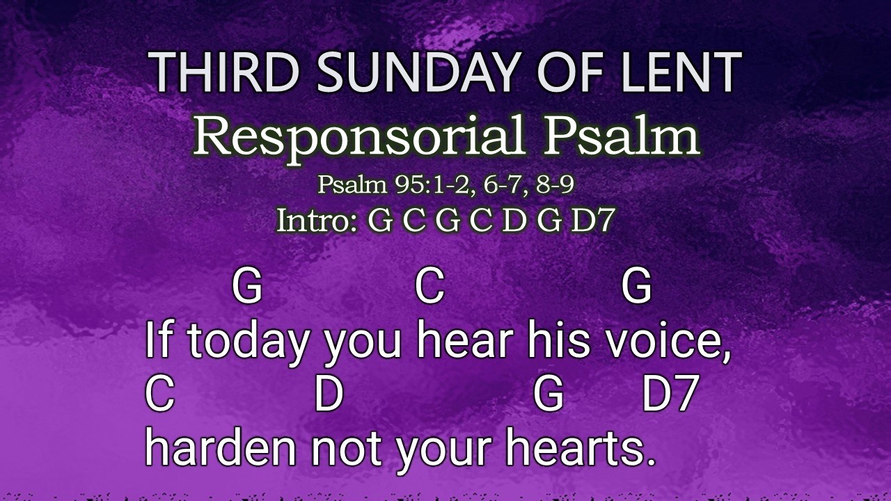 Responsorial Psalm - March 8, 2026