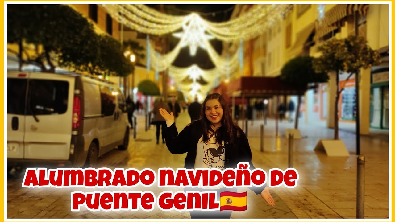 Luces navideñas puente genil 🌟⛄🎄🎇Córdoba🇪🇸