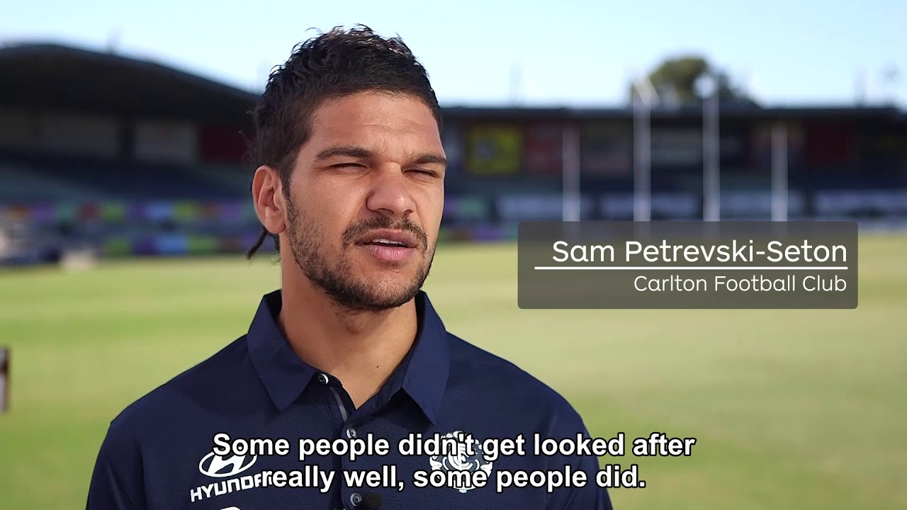 Carlton FC's Sam Petrevski-Seton on the NATSIHS