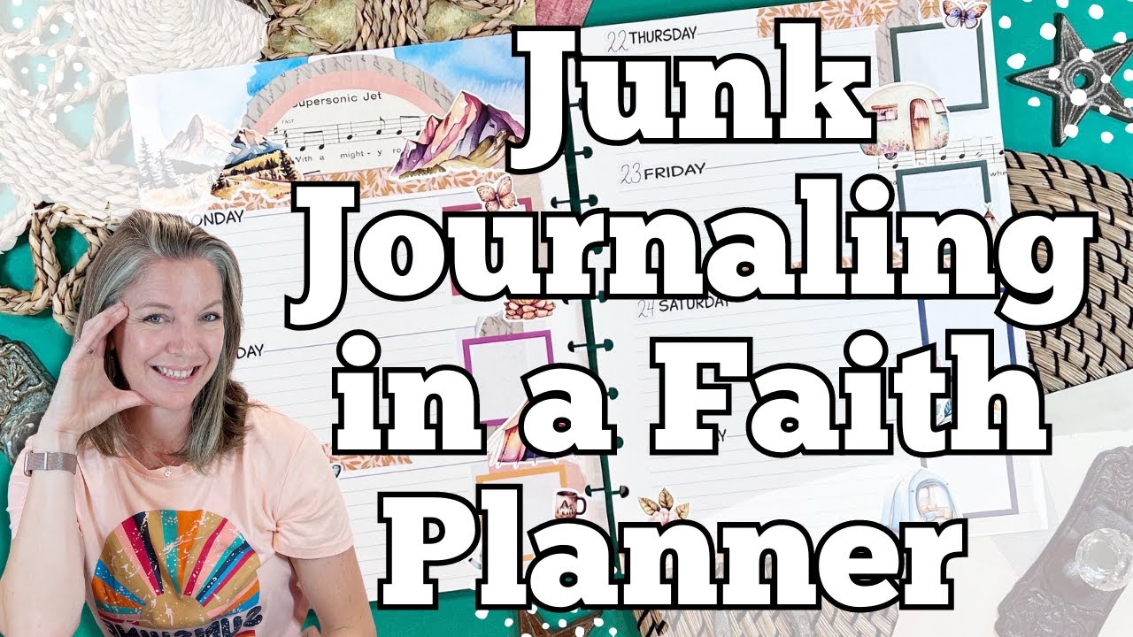 Junk Journaling in a Faith Planner || Faith Plan With Me