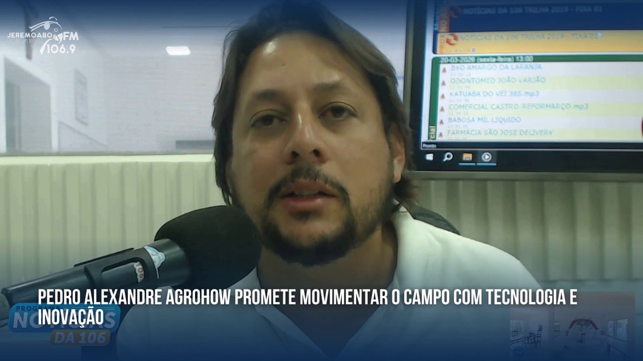 PEDRO ALEXANDRE  AGROHOW PROMETE MOVIMENTAR O CAMPO COM TECNOLOGIA E INOVAÇÃO