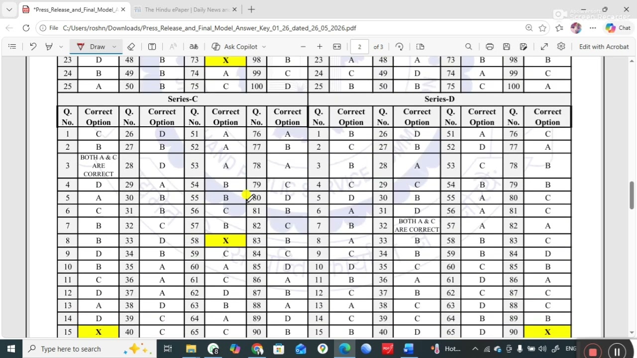 JPSC CS Prelims 2026 Final Answer Key Released. Link given below 👇👇👇👇