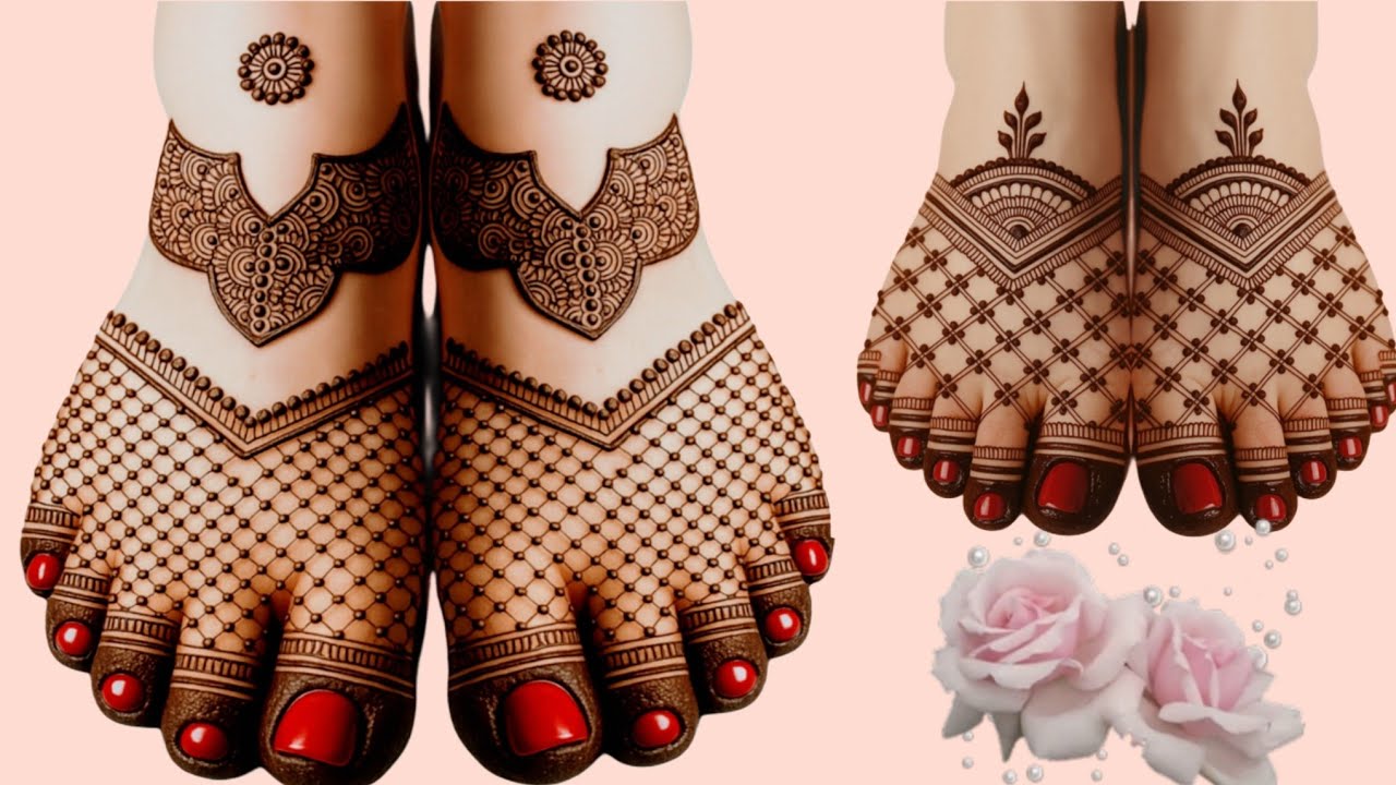 Most Beautiful Feet Mehndi Design | Simple Foot Mehndi Design | Pairon Ki Mehandi| Leg Mehndi Design