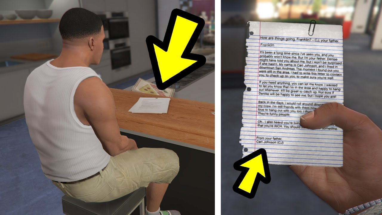 GTA 5 — Эта пасхалка доказывает, что Си Джей — отец Франклина