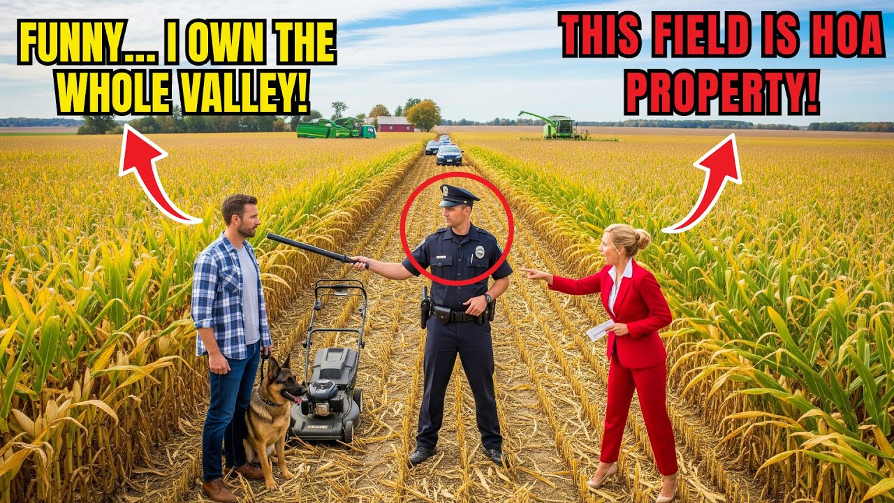 HOA Called Police to Seize My Cornfield — 7 Mins Later, They Learned I Own the Entire Valley!