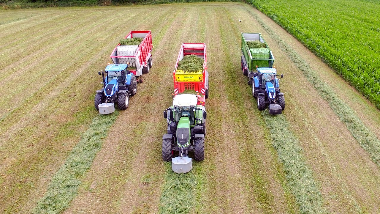 Zbiór traw na większą skalę w GR Podbielscy | Grass silage 2019 | AgrarEU