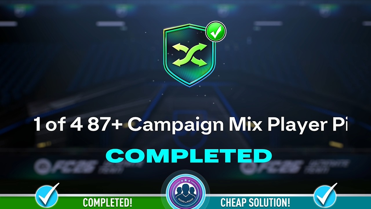 1 из 4 Открыты кампании с выбором игрока (87+) - Дешевое решение и советы по SBC - FC 26