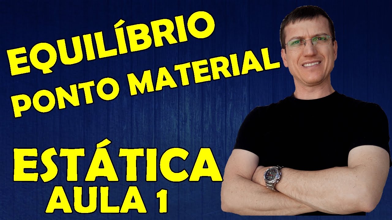 EQUILÍBRIO DE UM PONTO MATERIAL - ESTÁTICA - Aula 1 - Prof.  Boaro
