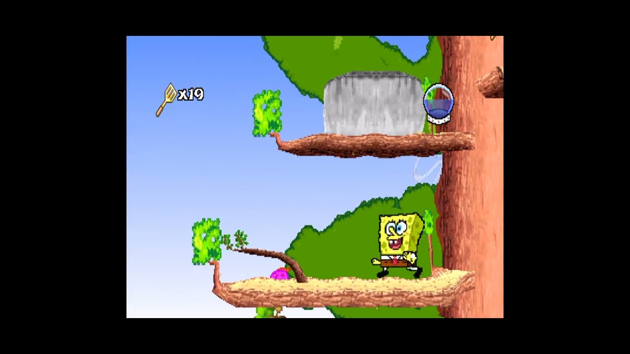 Jugando Bob esponja 